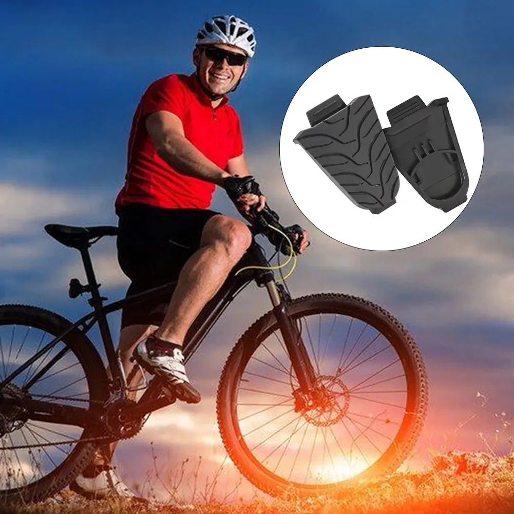 

Cleat Covers Rubber Bike Bicycle Pedal Cleat Indoor Outdoor Road Bicycle Cleat Set Protective Cover Riding Shoes Accessories