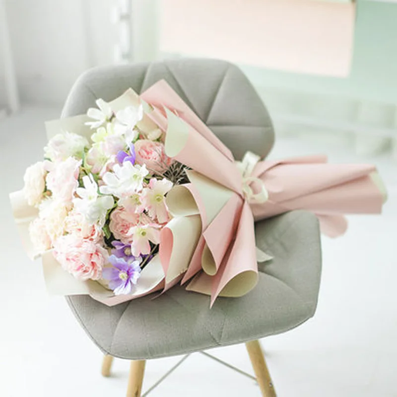 

10mx58cm 1Roll Waterproof Wrapping Paper Floral Gift Decoration Materials Supplies