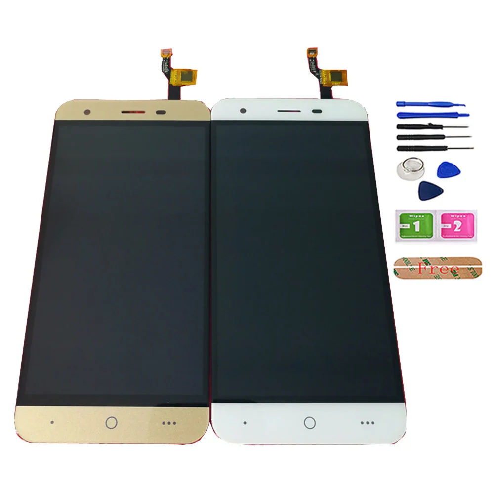 

Мобильный ЖК-дисплей 5,0 дюйма для UniscopE U55 U66, сенсорный экран, ЖК-дисплей, дигитайзер, панель в сборе, сменные инструменты, 3M клей