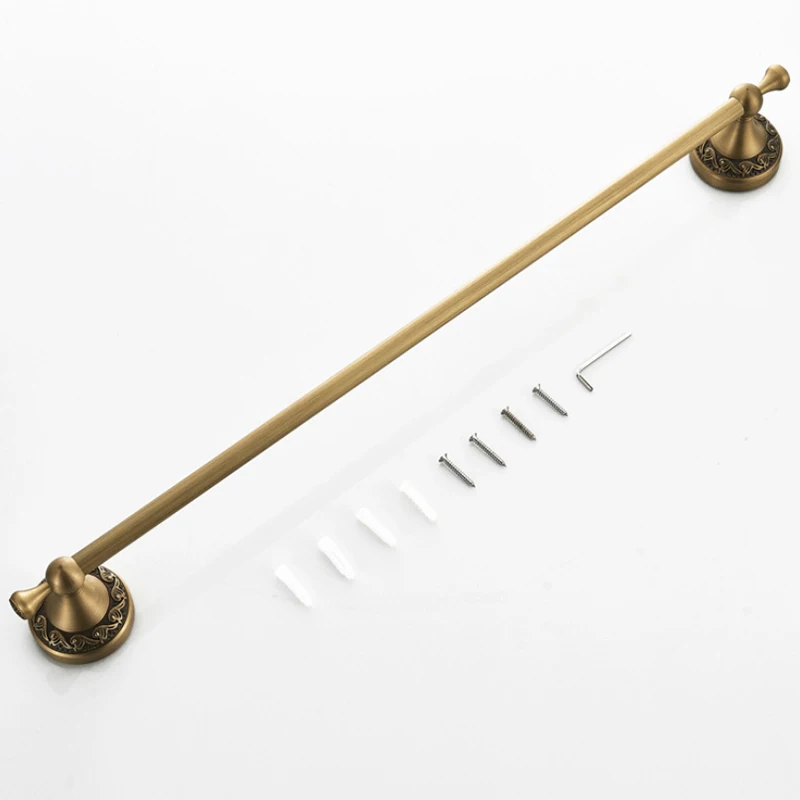 

Antique Brass Towel Bar,Bathroom Accessories,24 Inch Towel Rack Wall Mount Bathroom Hardware Towel Holder