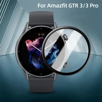 new soft fiber glass protective film cover for amazfit gtr3 gtr 3 gtr 3 pro smart watch screen protector shell case accessories