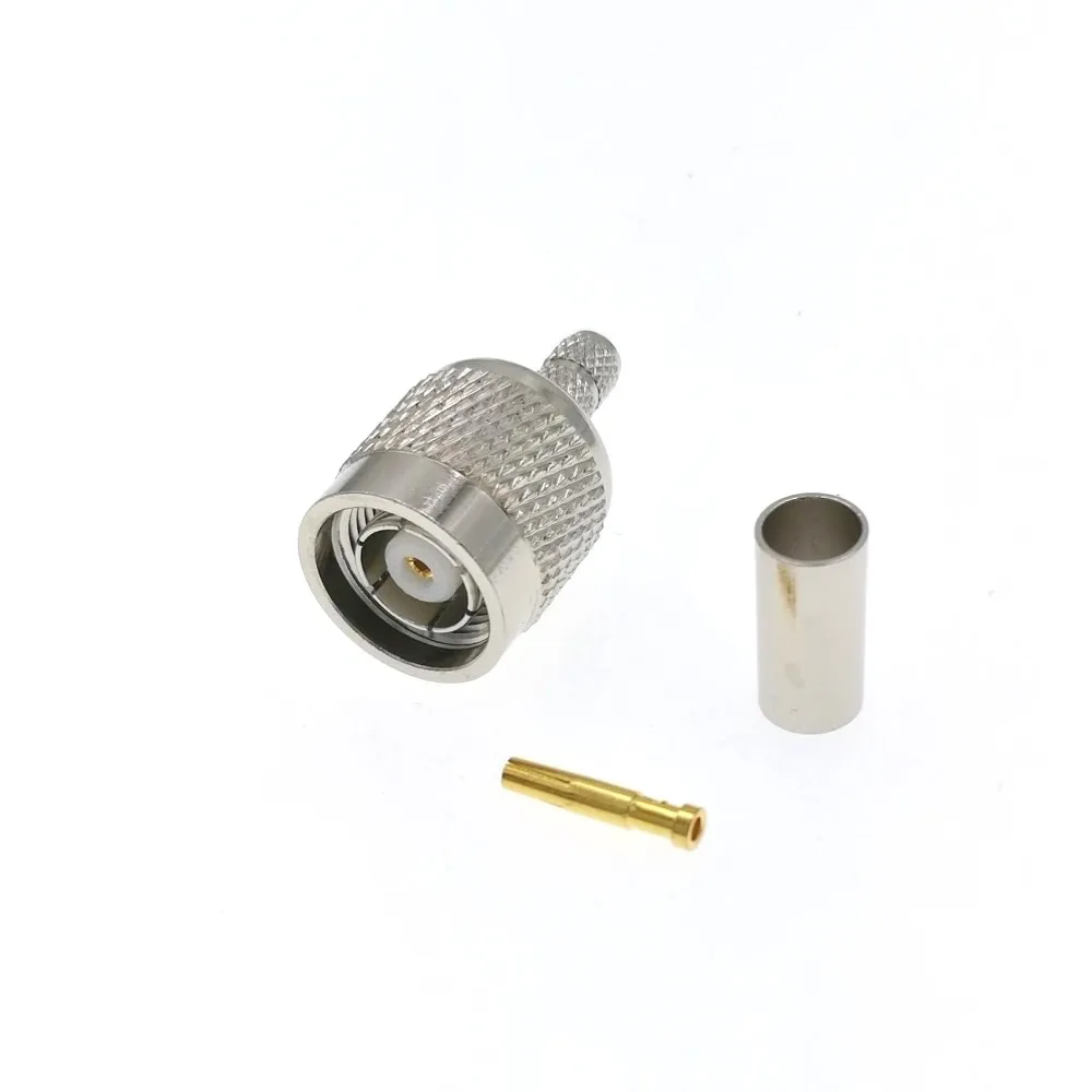 RP TNC Male для RG58 LMR195 RG400 RG142 RF соединитель|male connector|male male |