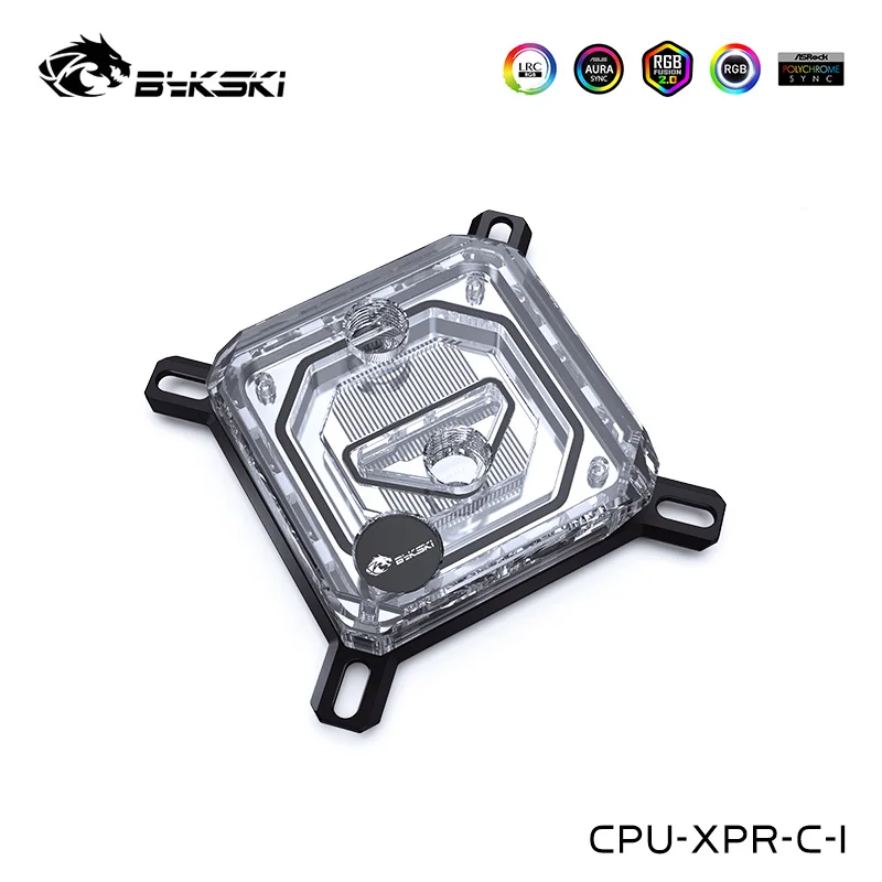 

Bykski CPU Water Block Compatible INTEL LGA1700,LGA1200,115X, X99 X299,Processor Cooler,2.0 5V RBW ,CPU-XPR-C-I