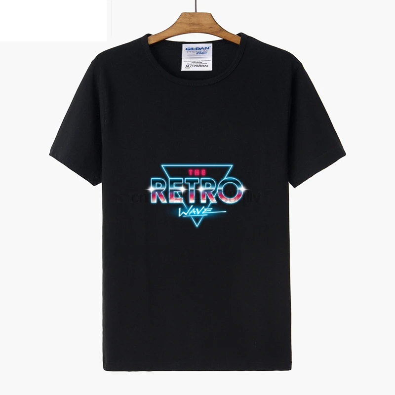 

The Retro Wave T Shirt Creature Leisure Men T-Shirt Male New Arrival Stylish Tshirt For Men O Neck Hip Hop