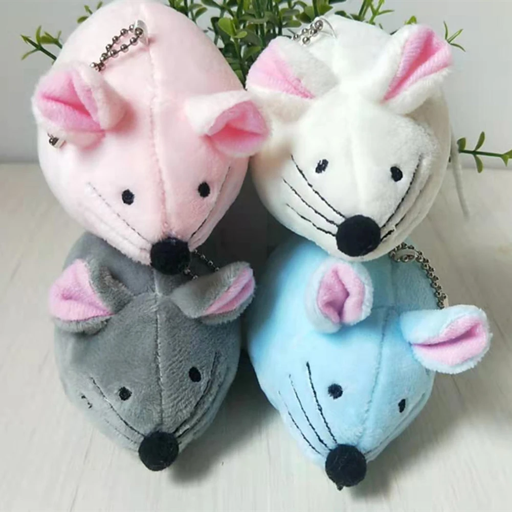 Милая плюшевая кукла с мультяшной мышкой плюшевый брелок подвесная сумка