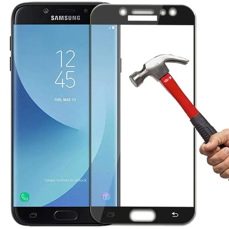 

3Pcs Full Protective Glass For Samsung Galaxy A7 A5 2017 A8 A6 Plus A750 2018 Screen Protector For Samsung J7 J5 J4 J6 J8 Glass