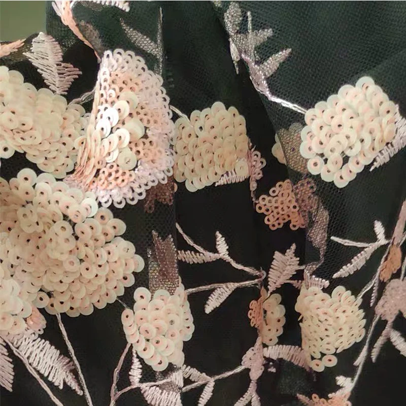 Женское Сетчатое платье-Автопортрет модельное длинное платье макси с цветочной