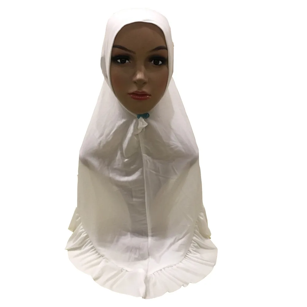 H1411 новейший мусульманский цельный хиджаб шарф с морщинами границы Амира мгновенный исламский шарф арабские шапки