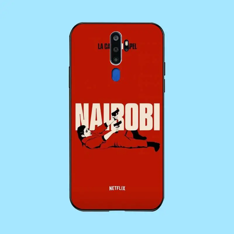 

Spain TV Money Heist House Paper La Casa de pape Phone Case Capa For Oppo A5 A9 2020 Reno Z Realme5Pro R11 nairobi Back cover
