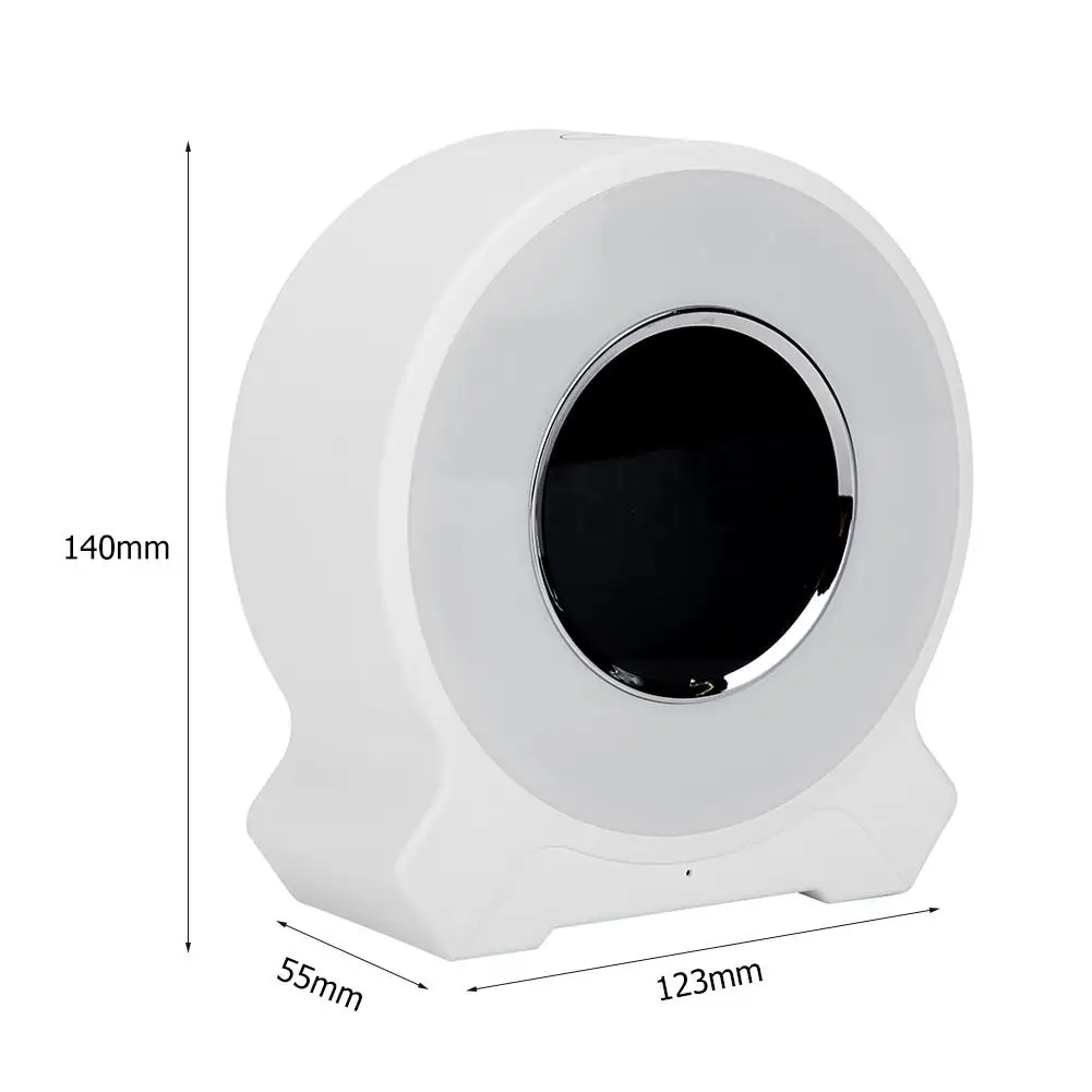 

F9 Alarm Clock Audio Wake Up Lamp FM Radio Function with Independent Radio Chip Dimmable Bedroom Bedside Night Light