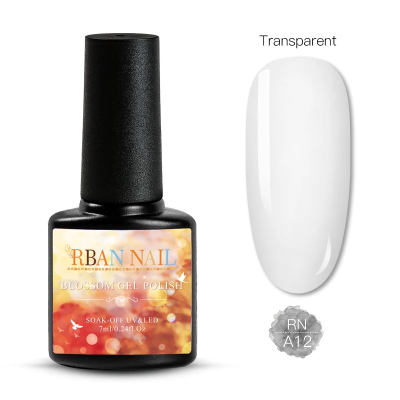 Z179 RBAN NAIL DIY акварельный лак для ногтей цветок гель Полупостоянный УФ лампа замачиваемый гель для ногтей Декор лак для нейл-арта маникюрный салон - Цвет: Z179