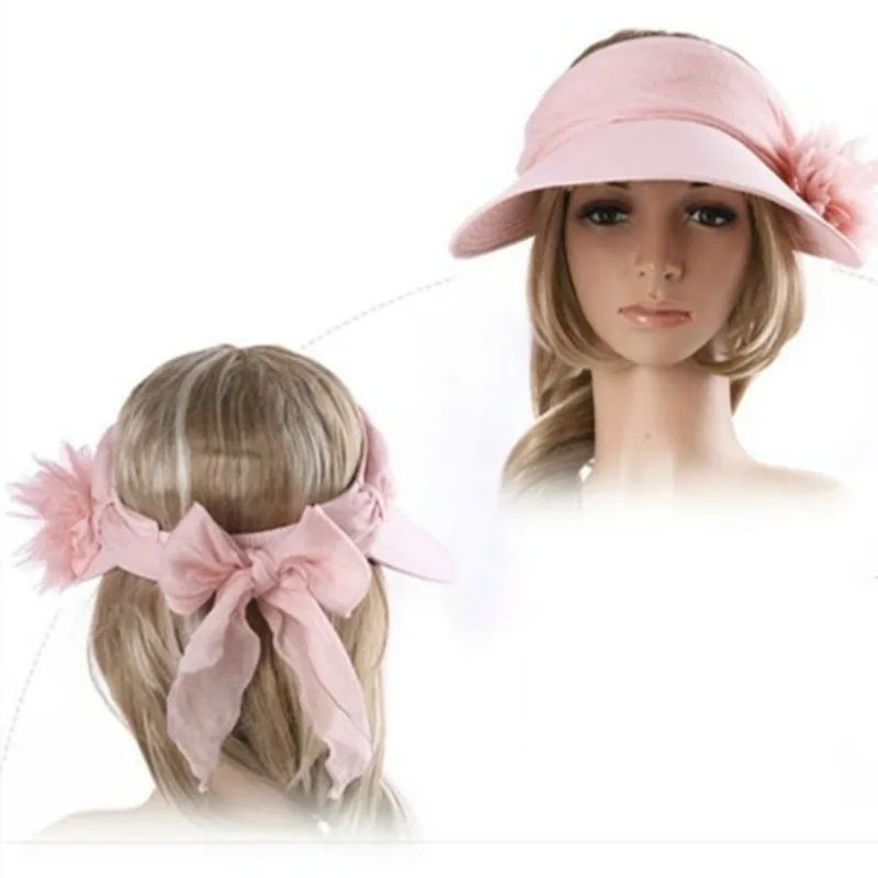 Новые солнцезащитные шлемы для женщин Мода леди Летний козырек Женский Пляж