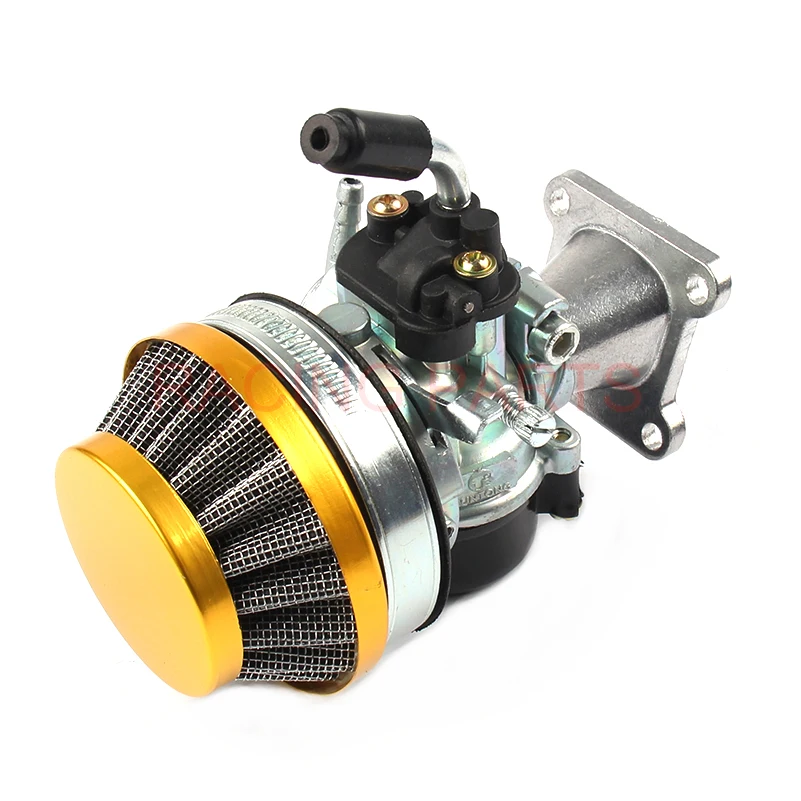 Карбюратор гоночный с водяным охлаждением воздушный фильтр для 47cc 49cc 50cc 60CC 66CC 80cc 2