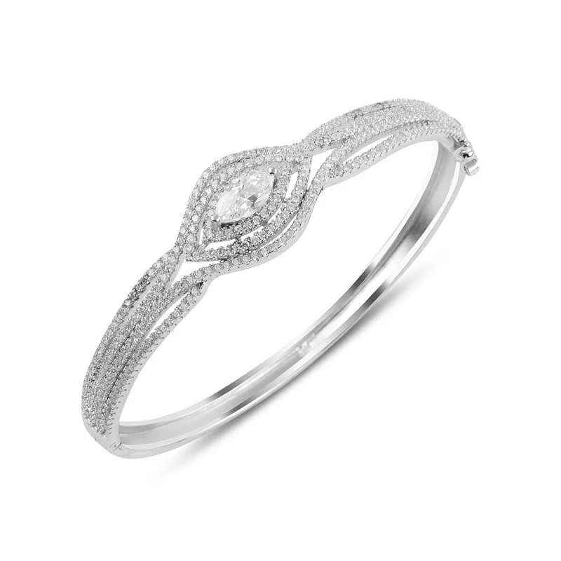 

Silverlina рафинированного серебра циркона кубический цирконий браслет