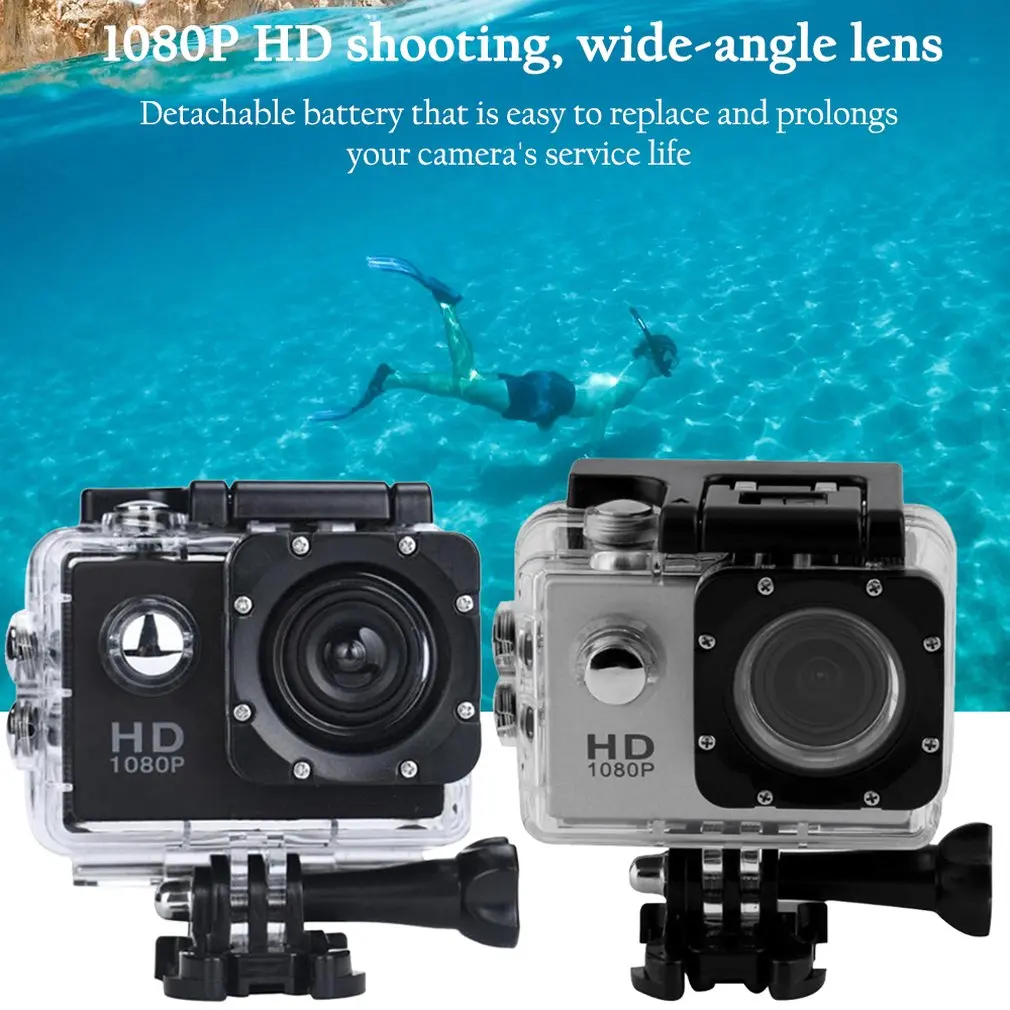 G22 1080P HD съемки Водонепроницаемый цифрового видео Камера COMS Сенсор Широкий формат