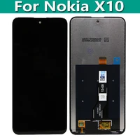 original lcd display touch screen digitizer assembly 6 67 for nokia x10 ta 1350 ta 1332 replacement parts