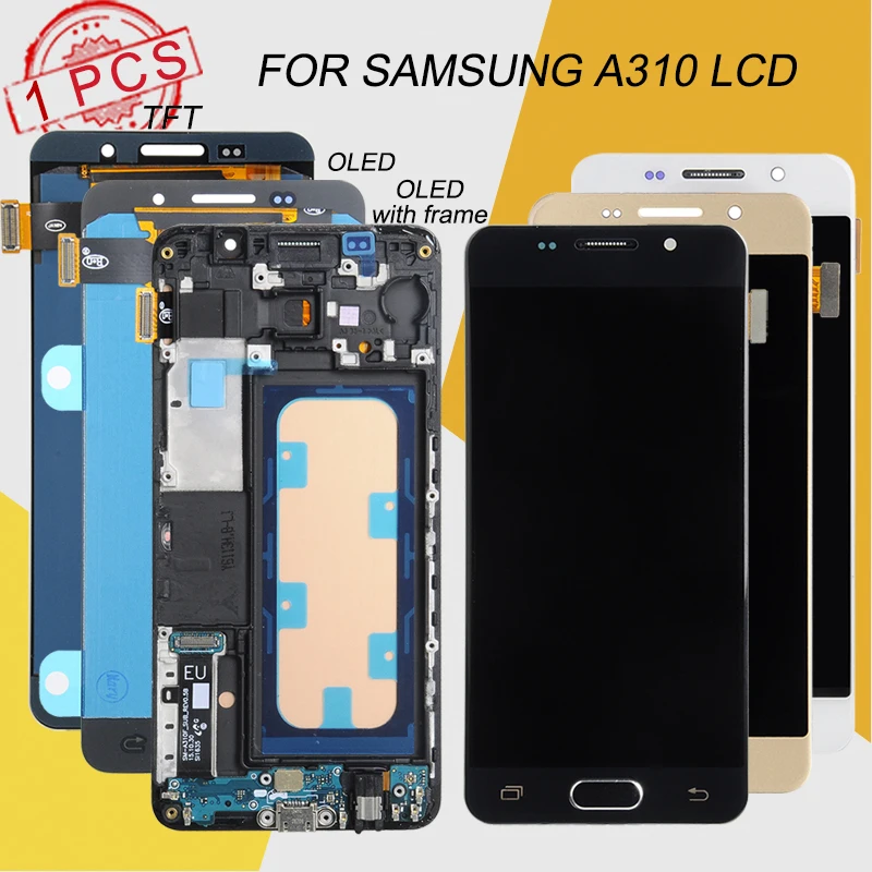 Рекламный дисплей Dinamico для Samsung Galaxy A3 2016 LCD A310|Экраны мобильных телефонов| |