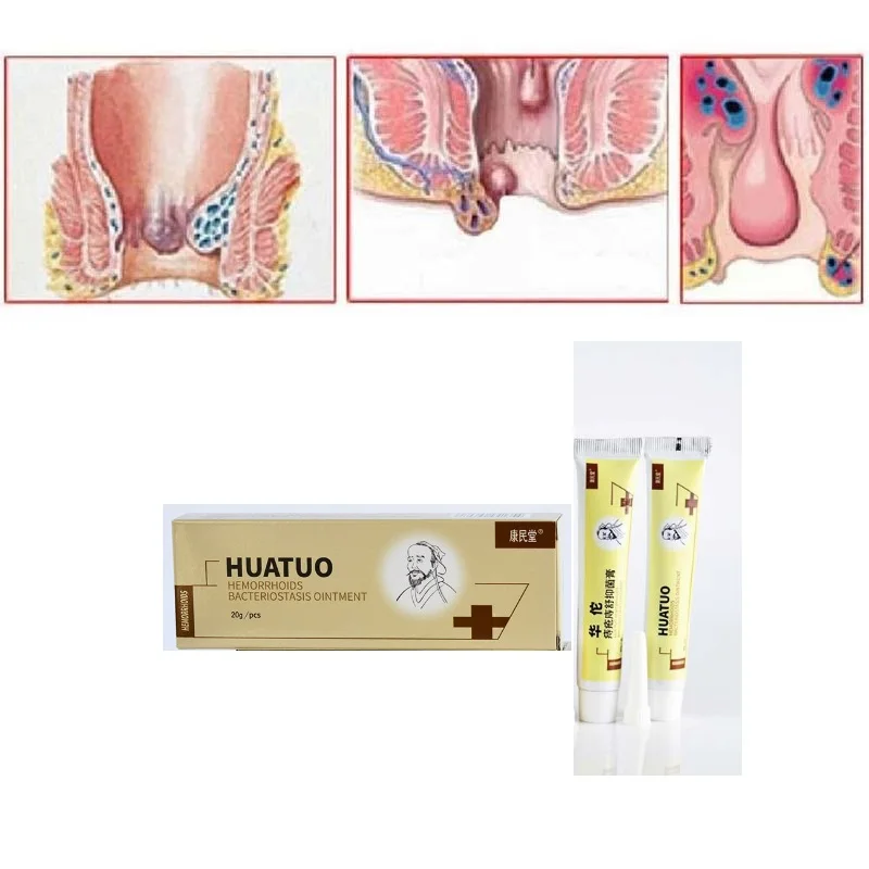 Новинка мазь от геморроя HUATUO Китайский крем для облегчения боли внутренние