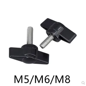 2-5 шт.лот M5 M6 M8 T тип M35 # Диаметр головки сливовый бакелит ручной затягивающий винтбабочка пластиковая головка ручной винт