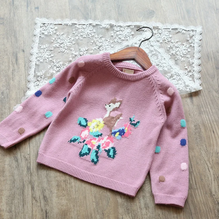 Вязаный свитер с круглым вырезом и рукавами Новинка 2019 года мягкая трикотажная