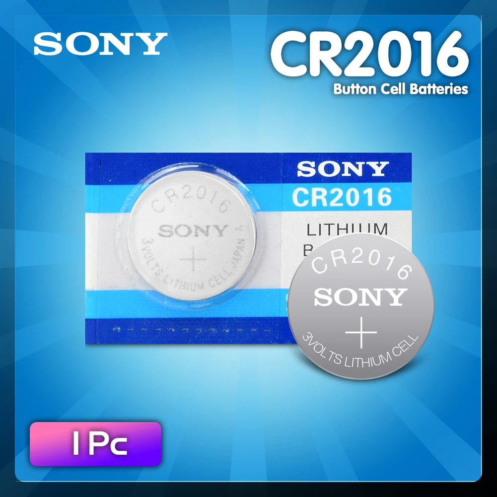 1 шт. для SONY качество cr2016 литиевая батарея 3 В литий ионная Кнопка часы монеты