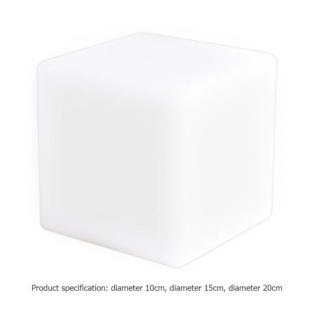 

LED Color Changing Mood Cube Night Light Table Lamp Gadget Home Party Decor Decoration Lighting 7 Color Remote Control