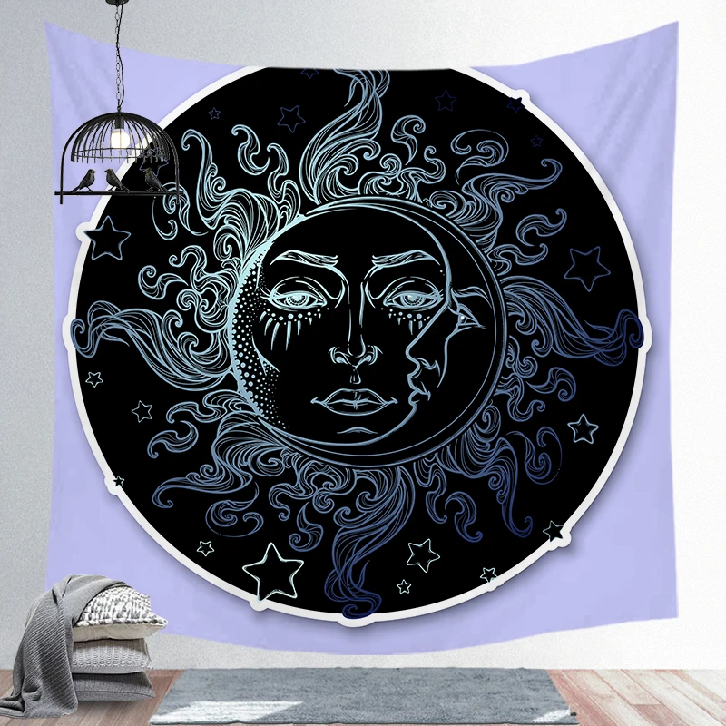 tapestry 31 Солнечный колдовство гобелен настенный ткань настенное одеяло фермерский дом домашний декор богемное украшение гардины для окон - Цвет: tapestry 31