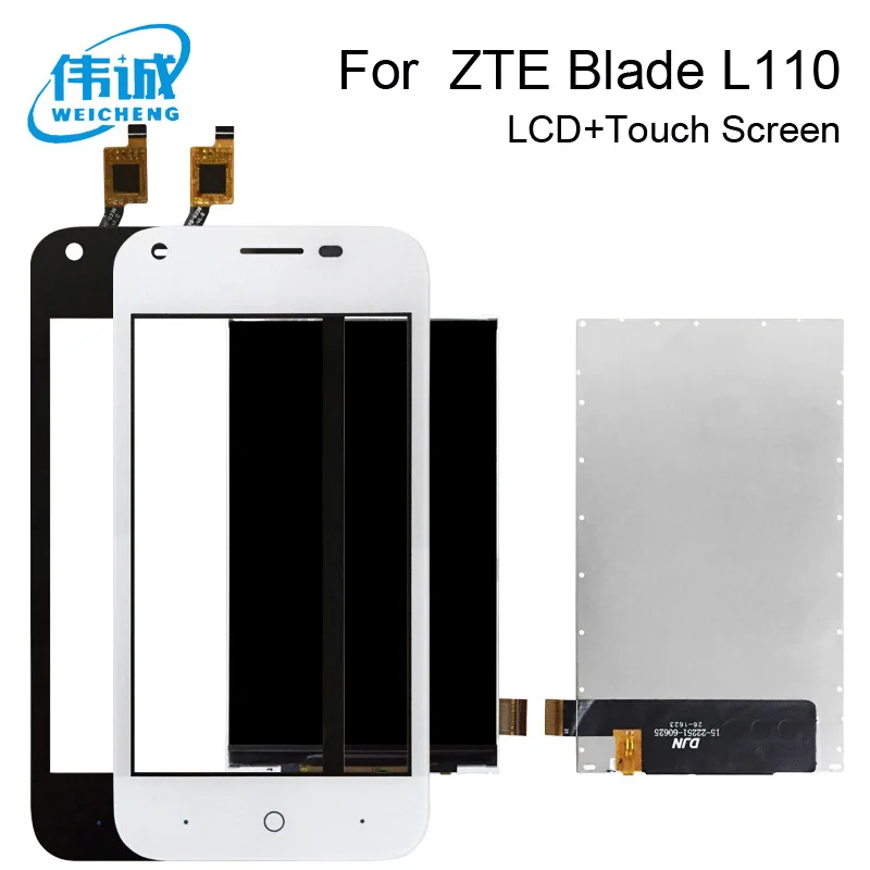 Мобильный сенсорный экран 4 0 дюйма для ZTE Blade L110 L 110 ЖК дисплей дигитайзер панель