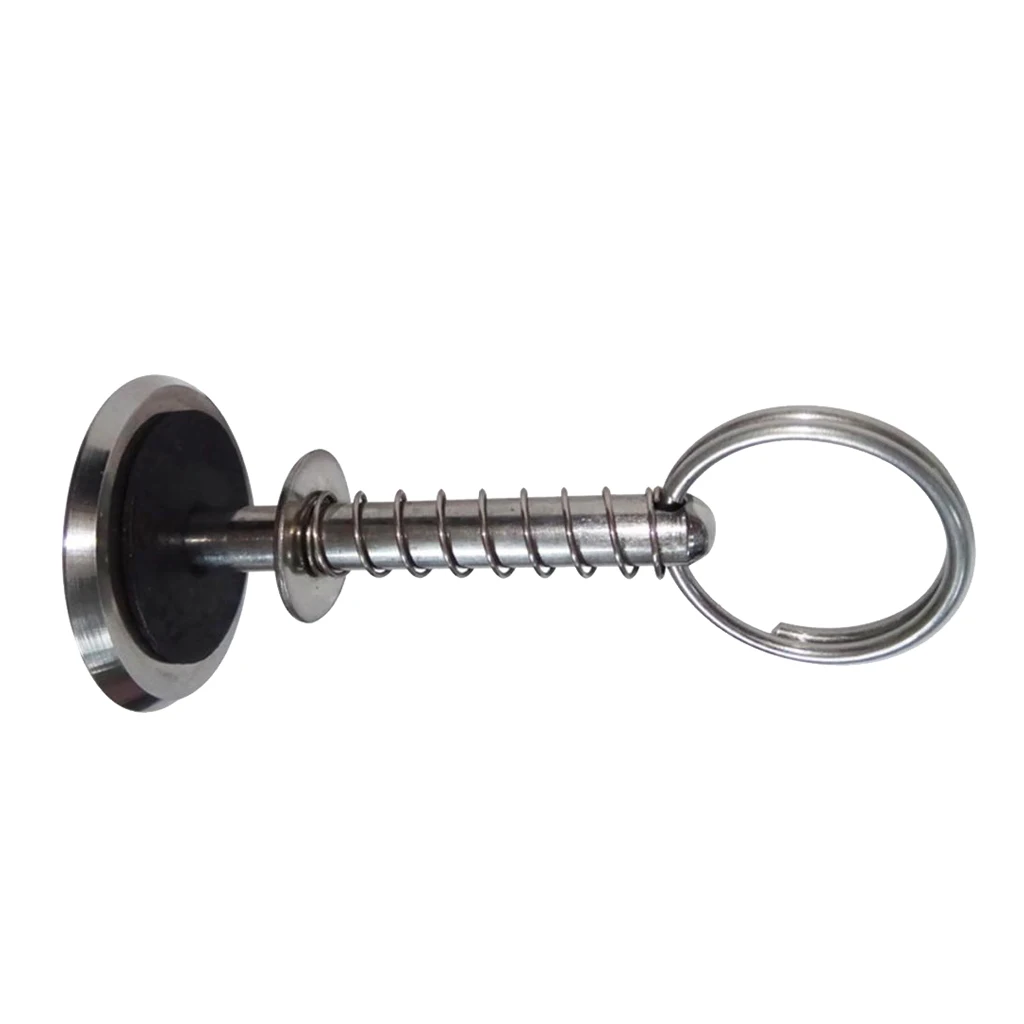 

Marine Grade Stainless Steel Boat Pull Ring With Spring Length:2inch