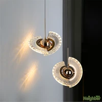 modern crystal butterfly led pendant light suspension hanging lamp for bedroom dining room restaurant corridor
