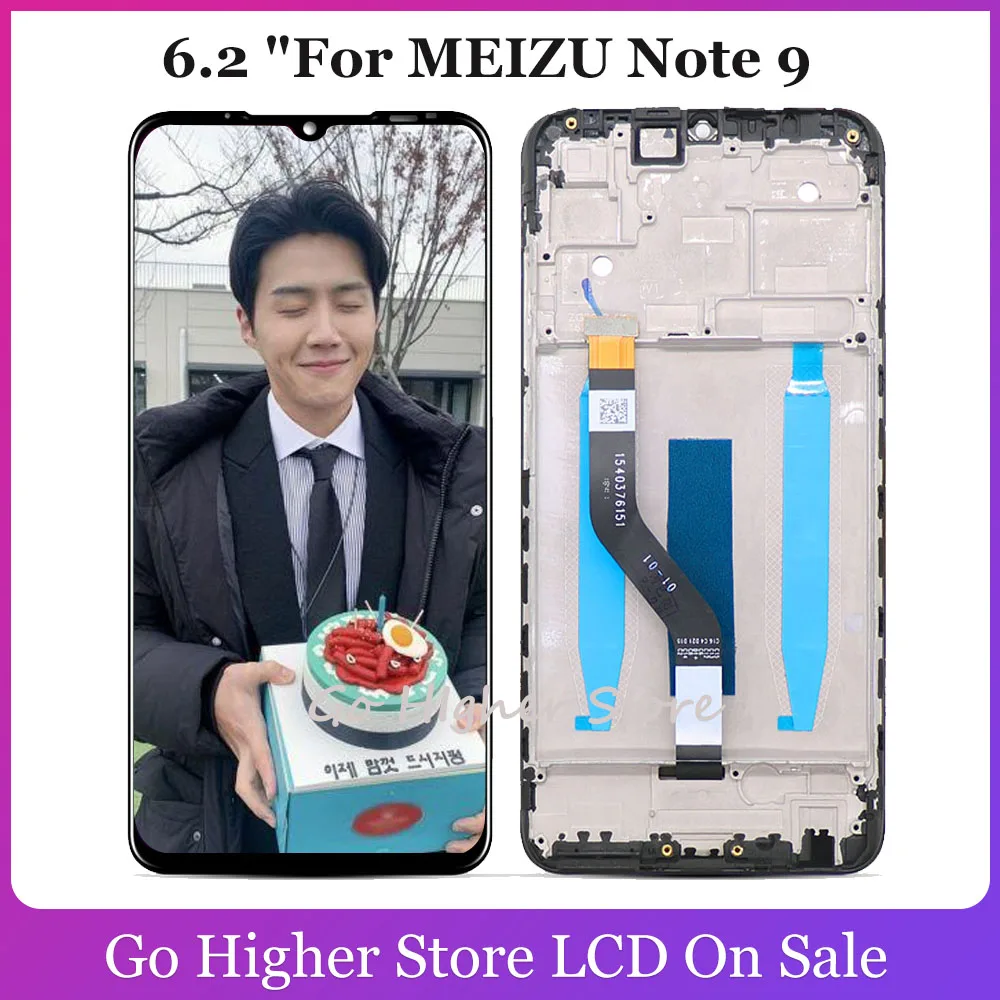 ЖК-дисплей 6 2 дюйма для MEIZU Note 9 сенсорный экран с дигитайзером в сборе замена