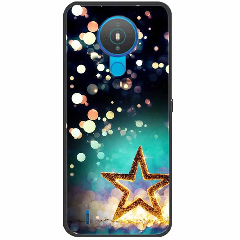 For Nokia 1.4 Case Silicone Soft TPU Wolf Lion Phone Cover for Nokia1.4 Protective Black Bumper 2021 6.52'' Para | Мобильные