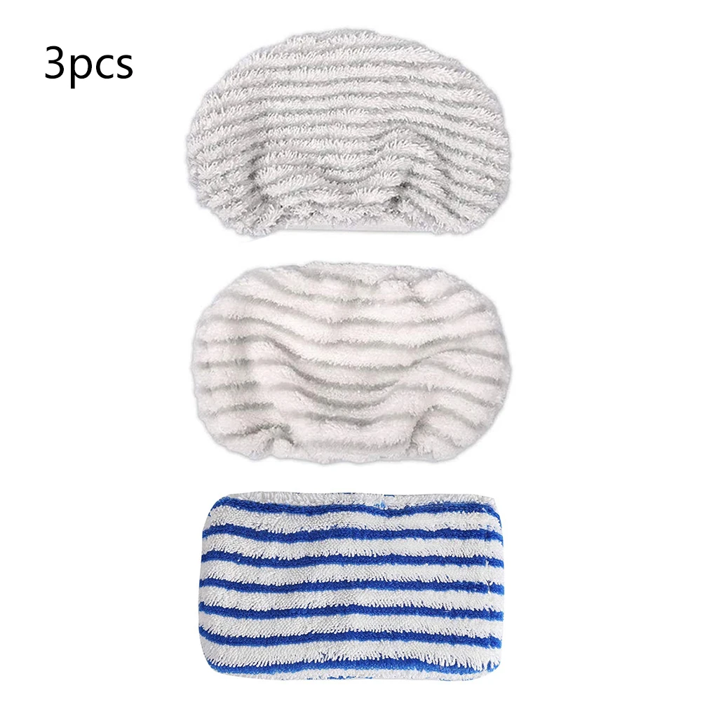 

3pcs Microfibre Cloth Pads For Rowenta Clean & Steam ZR005801 Cleaner Accessory Tool Parts Household Cleaning