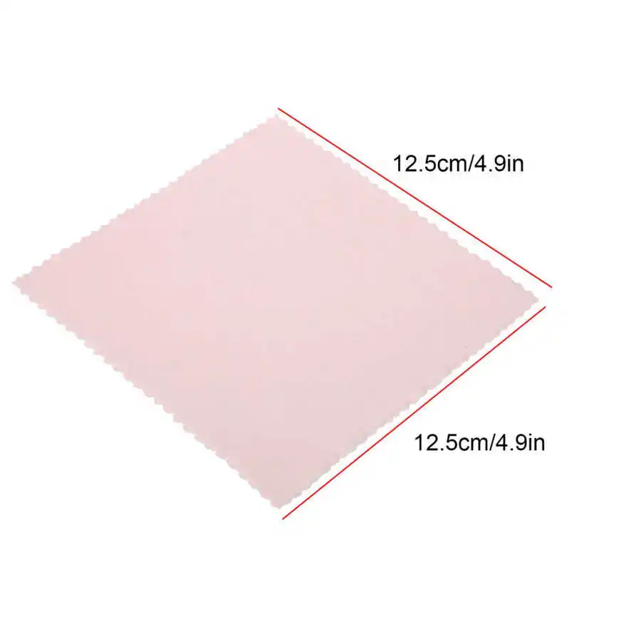 50 шт./набор цвета: золотистый серебристый очиститель ювелирных изделий ткань для