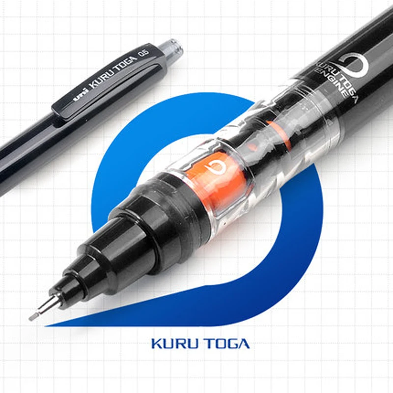 UNI M5-452 Kuru Toga 0,5 мм механические карандаши для заправки можно поворачивать карандаши для деятельности офисные и школьные принадлежности