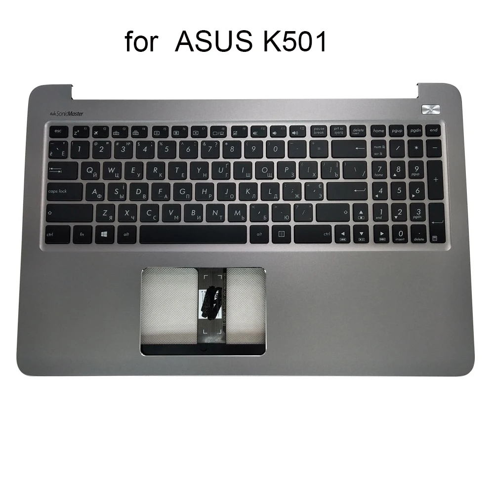 Laptop keyboard Backlit for Asus K501 UW K501UB K501UX K501LB K501U UA Ukrainian RU keyboards C cover palmrest 13NB0A52AM0201