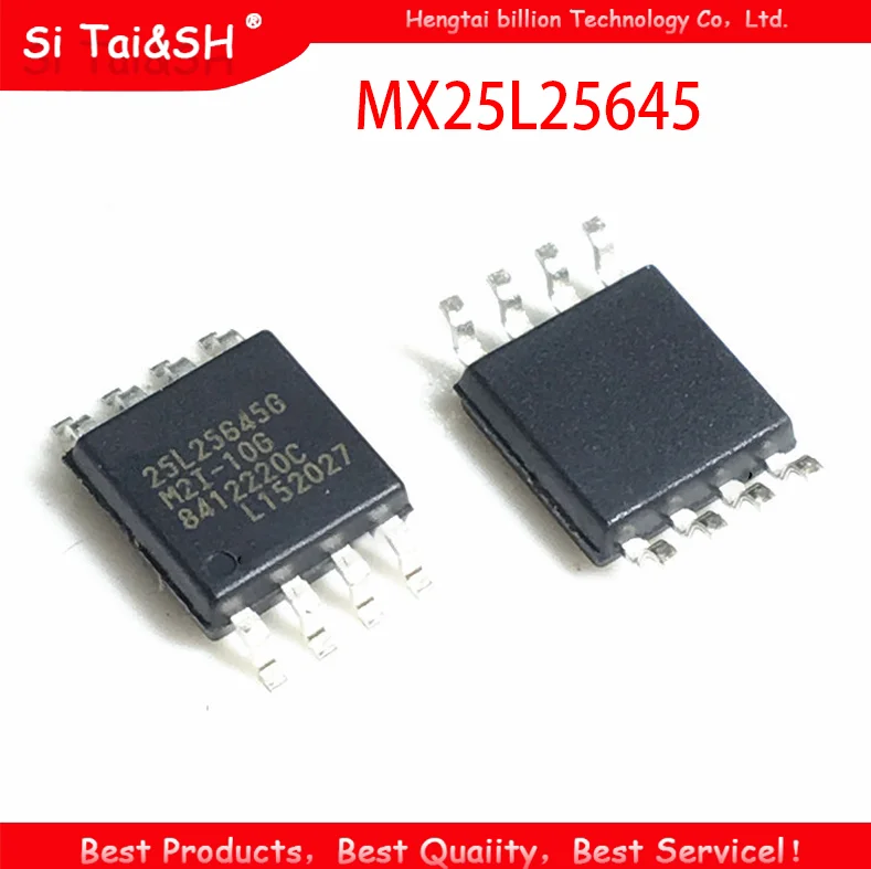 1 шт. 32MBFLASH MX25L25645 SOP8 MX25L25645GM2I 10G W25Q256|Интегральные схемы| |