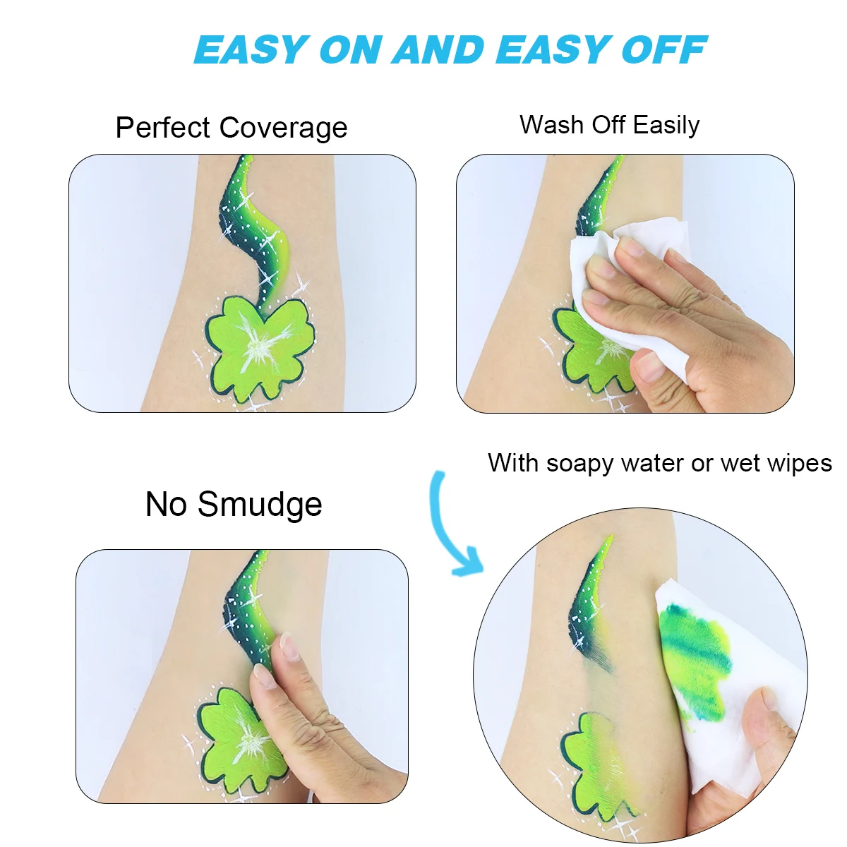 Набор для рисования лица детей и взрослых 12x10 г | Красота здоровье