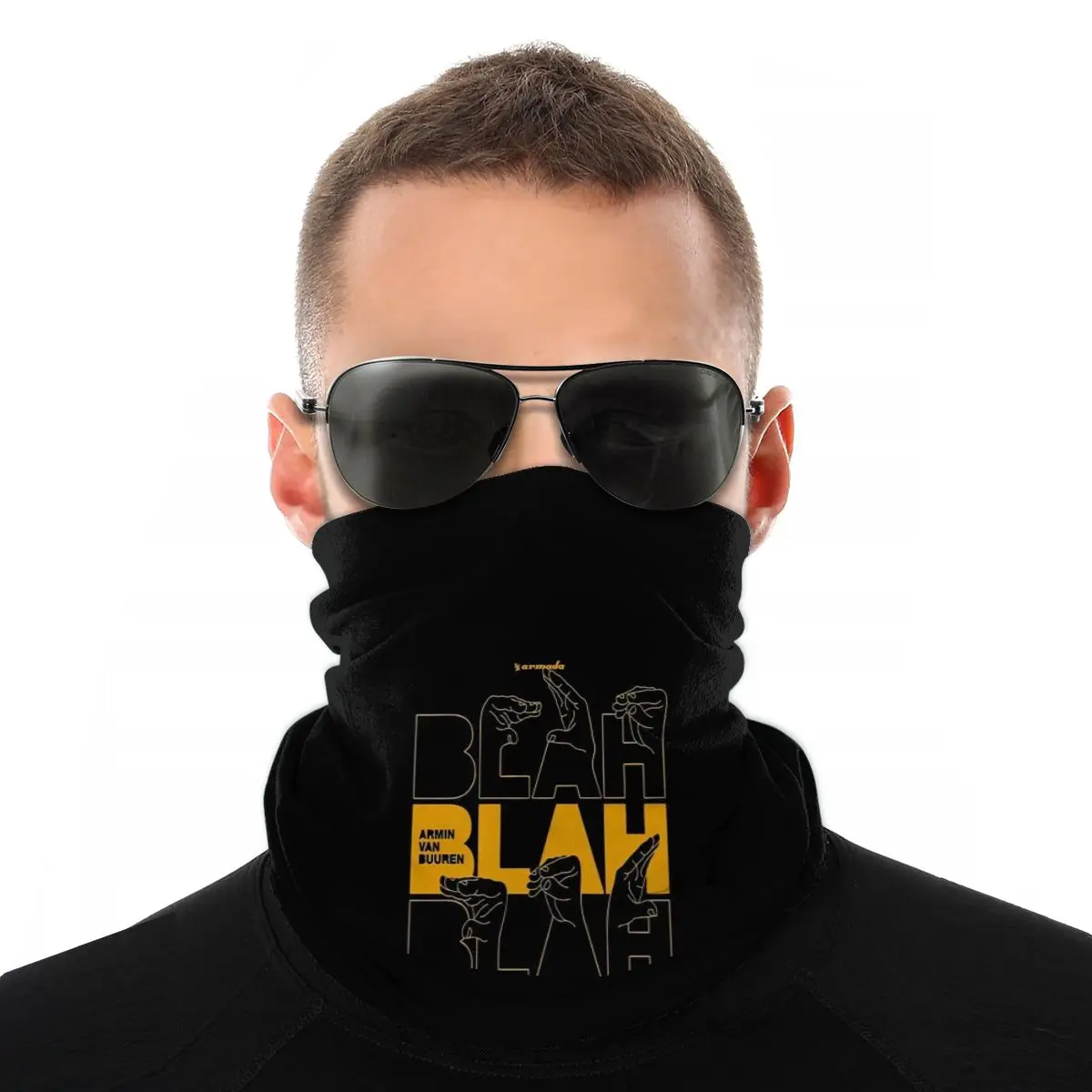Бла бла Armin Van Buuren мужской волшебный шарф шейный чехол для лица велосипедная