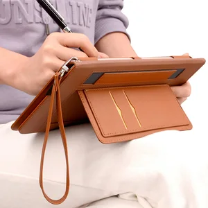 for xiaomi mi pad 4 plus smart case tablet pu leather flip cover mipad 5 5 pro sleeve 11 inch full protector sleeve with lanyard free global shipping