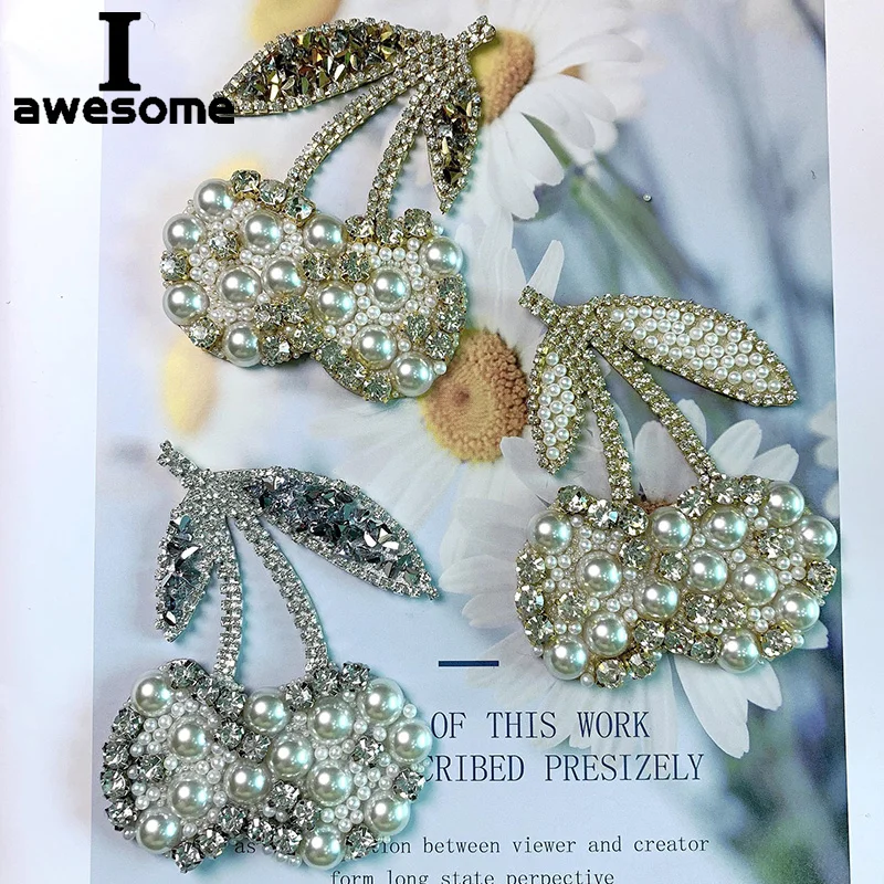 

Fruit Grape Pearl Beaded Bridal Wedding Party Shoes Accessories For Headwear High Heels Flats Slipper Shoe Decorations Flowers