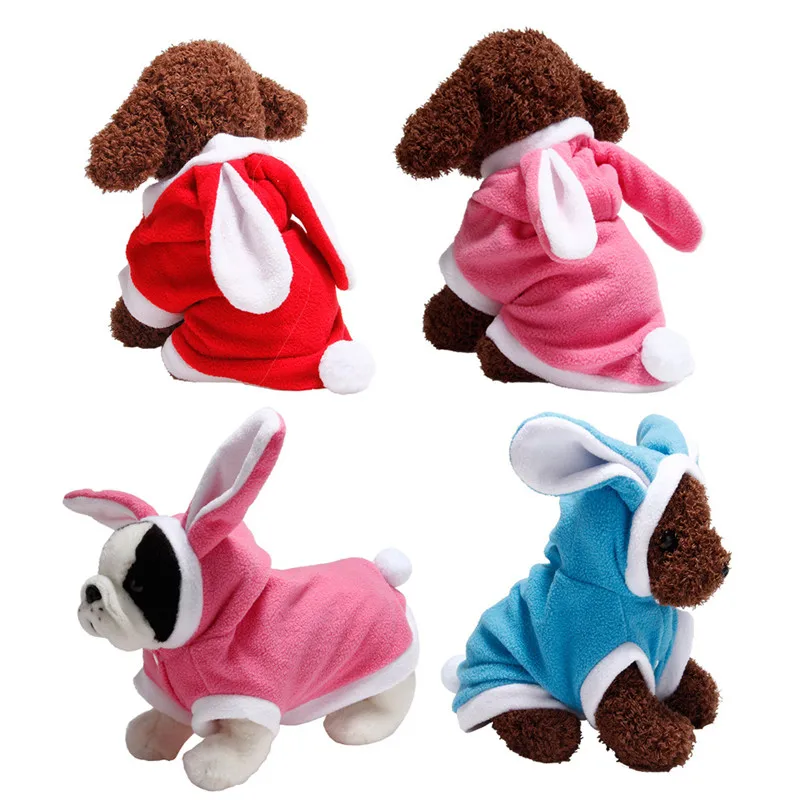 

Pet Cat Clothes Costume Clothes for Pet Hoodies Rabbit Cat Clothing Puppy Fleece Warm Pet Cat Easter Bunny Outfit Dressing Up