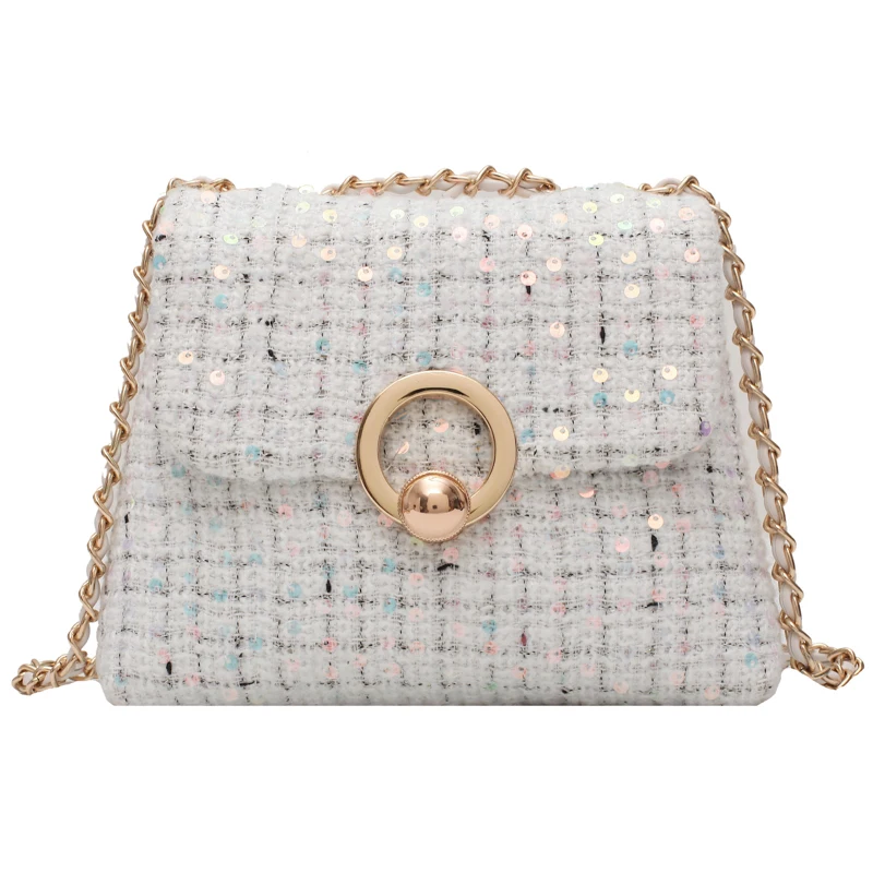 

Net Red Graceful Bag Female 2020 Popular New Fashion Fashion All-match Chain Shoulder Messenger Square Sling Bag