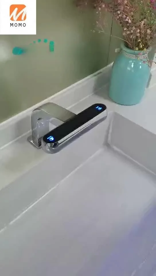 

Long 2 In 1 Laser Induction Automatic Water Tap and Soap Dispenser with Low Soap Indicator for Hotel