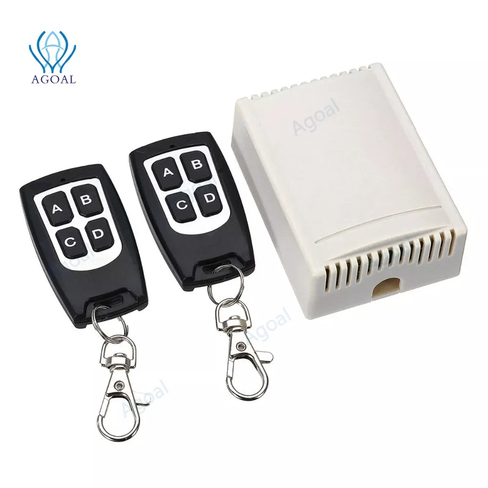 12V 4CH Channel 433Mhz Wireless Remote Control Switch With 2 Transmitter | Электроника