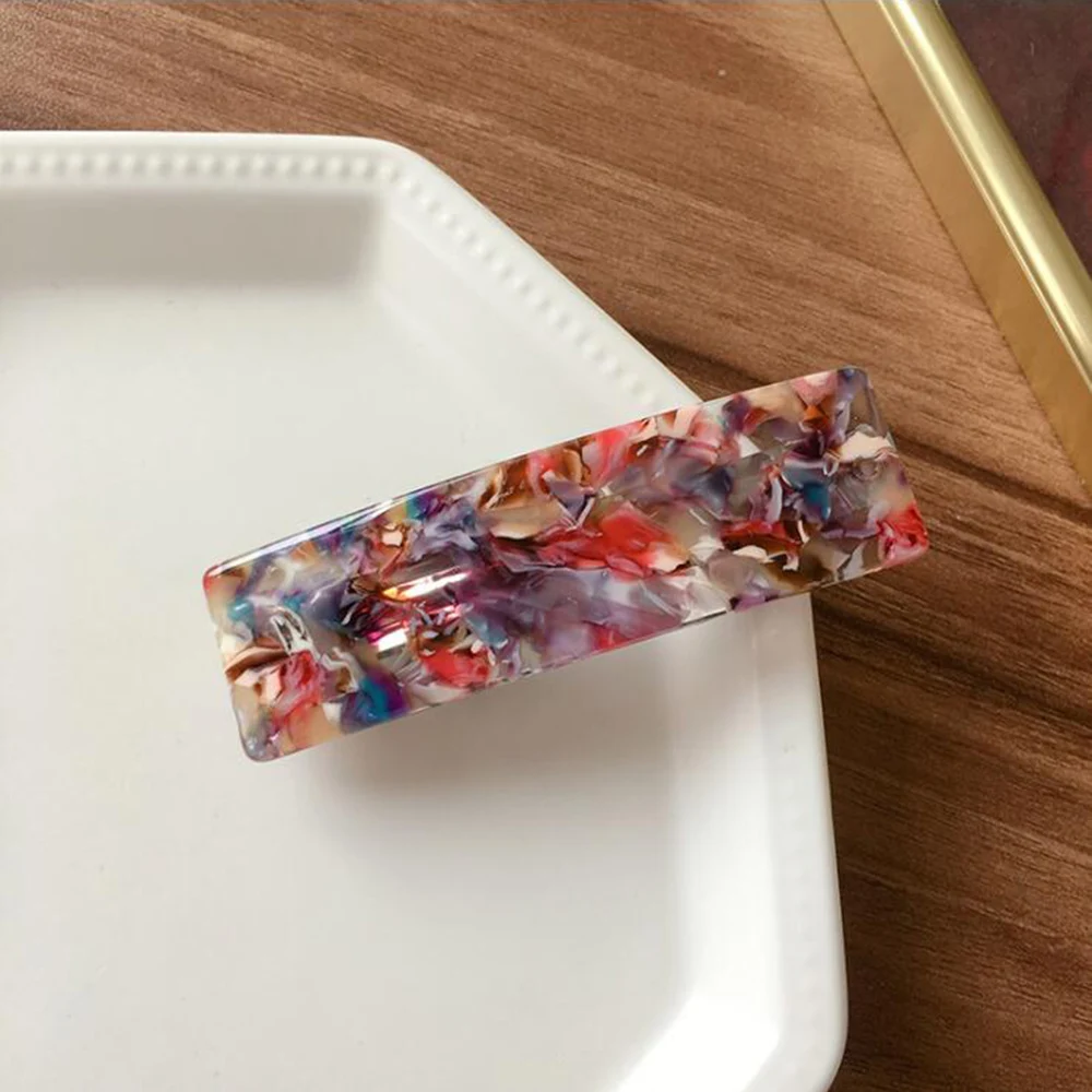 

New 1PC/Set 31 Colors Fashion Leopard Acetate Geometric Hair Clips For Women Girls Sweet Hairpins Barrettes Hair Accessories Set