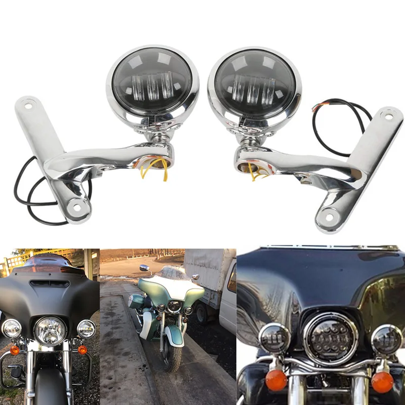 4 5 &quotмотоциклетные светодиодные вспомогательные Противотуманные фары с