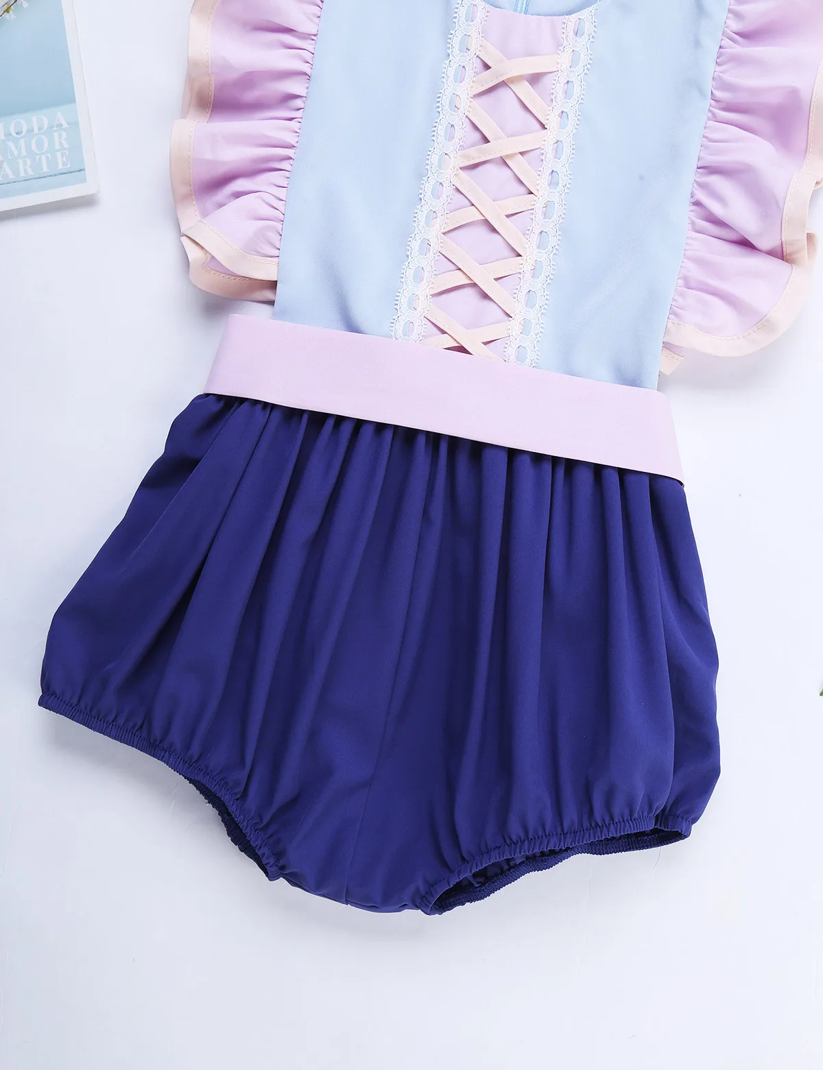 Комбинезон с рюшами для девочек комбинезон Хэллоуина маскарадный костюм