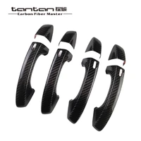 door handle covers tantan carbon fiber parts applicable for volkswagen toureg automobiles exterior accessories stickers