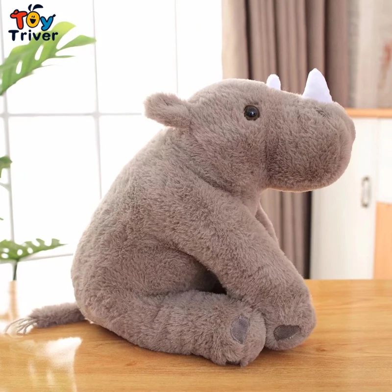 Kawaii Рино плюшевая игрушка тривер мягкие дикие животные кукла ребенок дети